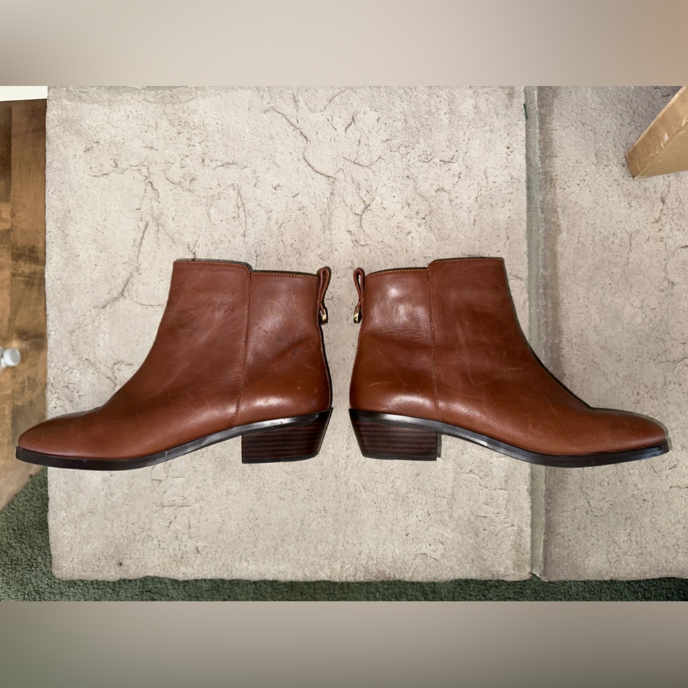 Coach brown leather boots NEW - Picture 5 of 8